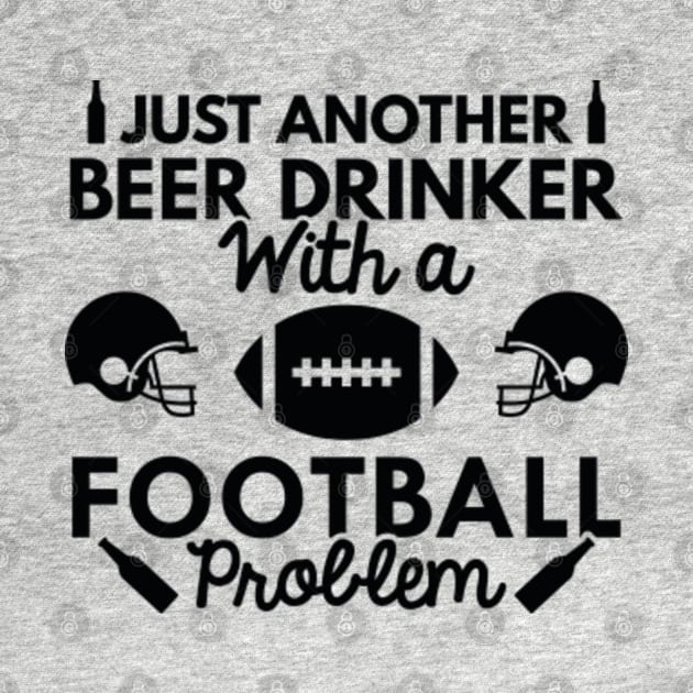 Beer Drinker Football by VectorPlanet